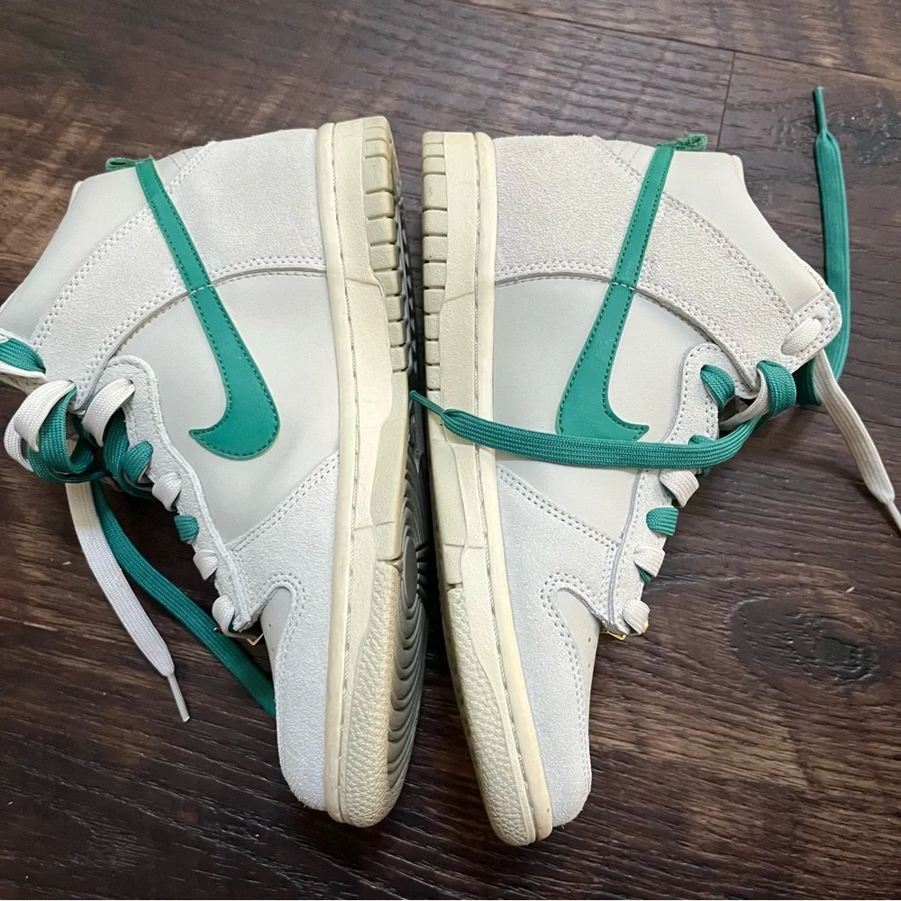 Nike air dunk high DD0633-001 first use sail light bone sneakers shoes 4.5Y 6W